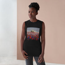 Load image into Gallery viewer, Benedictus - UNISEX TANK - Designed from original ANZAC Day artwork (Image on front)
