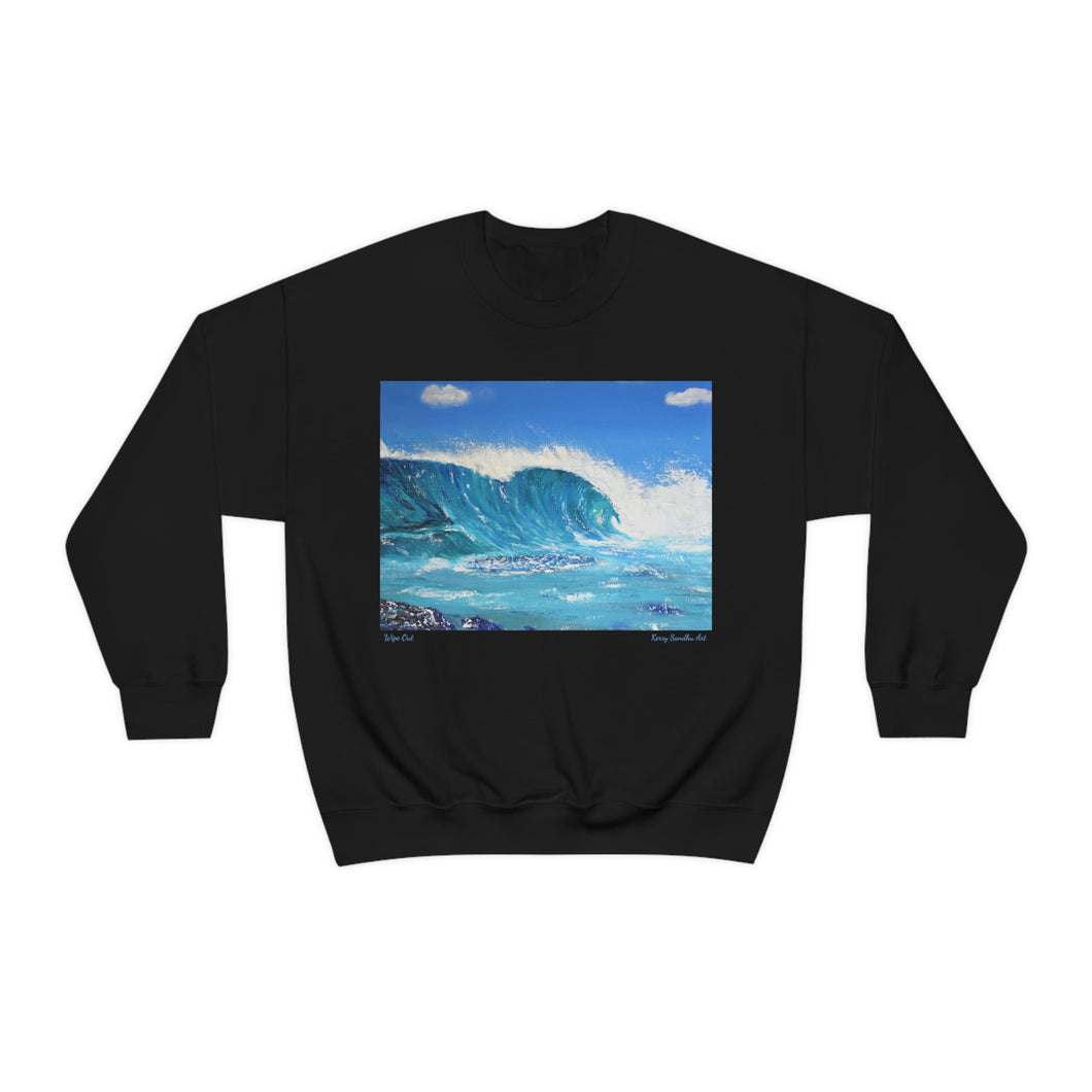Wipe Out - UNISEX Heavy Blend SWEATSHIRT - (Image on front)