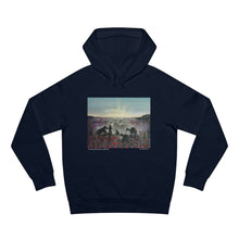 Load image into Gallery viewer, The Band Played Waltzing Matilda - UNISEX HOODIE - Designed from Original ANZAC Day artwork (Image on front)
