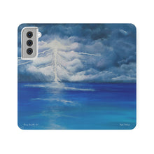 Load image into Gallery viewer, F/leather, elastic fastening, durable inner shell, stand feature, clear open ports, stitched pockets. 17 models, many designs
