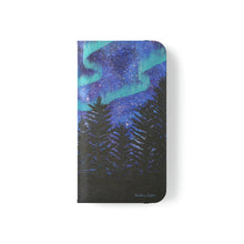 Load image into Gallery viewer, Northern Lights - PHONE CASE WALLET for Samsung &amp; iPhones - Designed from original artwork
