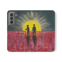 Load image into Gallery viewer, F/leather, elastic fastening, durable inner shell, stand feature, clear open ports, stitched pockets. 17 models, many designs

