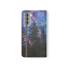 Load image into Gallery viewer, Northern Lights - PHONE CASE WALLET for Samsung &amp; iPhones - Designed from original artwork
