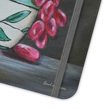 Load image into Gallery viewer, F/leather, elastic fastening, durable inner shell, stand feature, clear open ports, stitched pockets. 17 models, many designs
