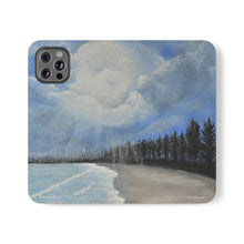 Load image into Gallery viewer, F/leather, elastic fastening, durable inner shell, stand feature, clear open ports, stitched pockets. 17 models, many designs
