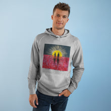 Load image into Gallery viewer, Hoodie 80/20 cotton/polyester anti-pill fleece, has a kangaroo pocket, sleeve cuff ribbing &amp; is preshrunk by Kerry Sandhu Art
