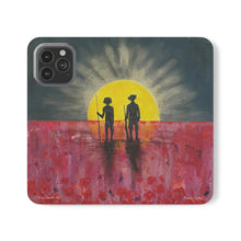 Load image into Gallery viewer, F/leather, elastic fastening, durable inner shell, stand feature, clear open ports, stitched pockets. 17 models, many designs
