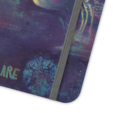 Load image into Gallery viewer, F/leather, elastic fastening, durable inner shell, stand feature, clear open ports, stitched pockets. 17 models, many designs
