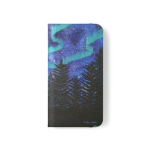 Load image into Gallery viewer, Northern Lights - PHONE CASE WALLET for Samsung &amp; iPhones - Designed from original artwork
