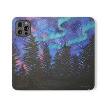 Load image into Gallery viewer, Northern Lights - PHONE CASE WALLET for Samsung &amp; iPhones - Designed from original artwork
