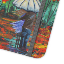 Load image into Gallery viewer, Autumn Rain - PHONE CASE WALLET for Samsung &amp; iPhones - Designed from original artwork
