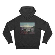 Load image into Gallery viewer, The Band Played Waltzing Matilda - UNISEX HOODIE - Designed from Original ANZAC Day artwork (Image on front)
