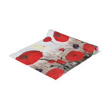 Load image into Gallery viewer, Table runner - Lightweight, hemmed, soft to touch, water-resistant. Vivid sublimated prints by Kerry Sandhu Art
