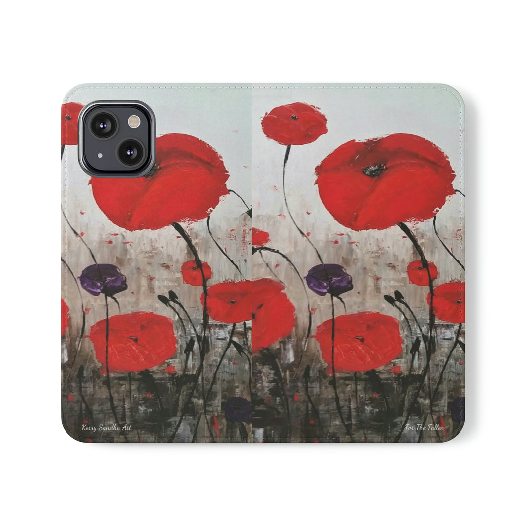 For The Fallen - PHONE CASE WALLET for Samsung & iPhones - Designed from original ANZAC Day artwork