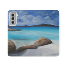 Load image into Gallery viewer, F/leather, elastic fastening, durable inner shell, stand feature, clear open ports, stitched pockets. 17 models, many designs
