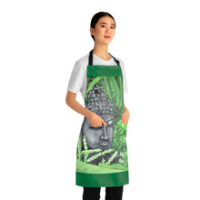 Load image into Gallery viewer, Apron - lightweight, silky finish 100% polyester, two front pockets. Many original artwork designs by Kerry Sandhu Art
