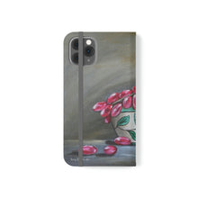 Load image into Gallery viewer, F/leather, elastic fastening, durable inner shell, stand feature, clear open ports, stitched pockets. 17 models, many designs
