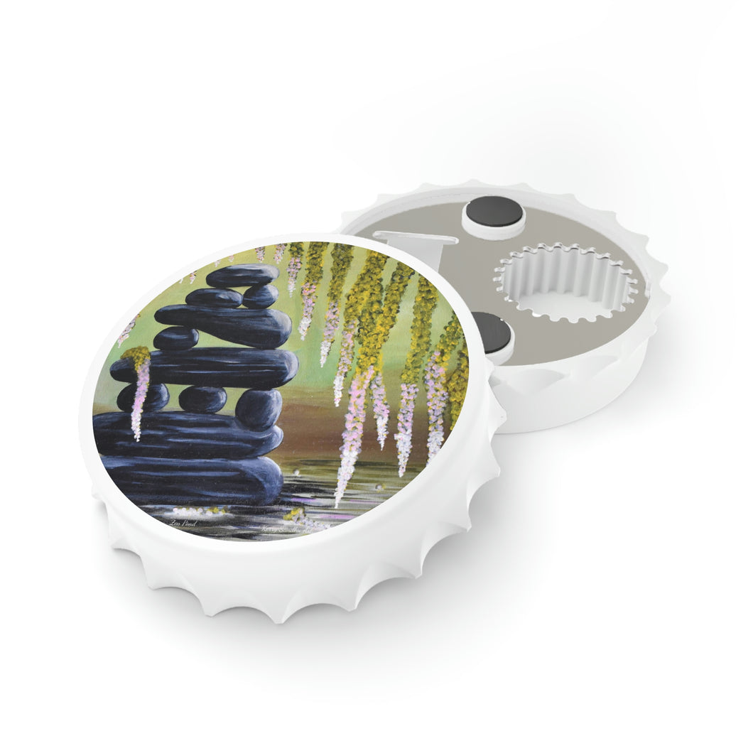 Zen Pond - MAGNETIC BOTTLE OPENER - Designed from original artwork