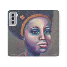 Load image into Gallery viewer, F/leather, elastic fastening, durable inner shell, stand feature, clear open ports, stitched pockets. 17 models, many designs
