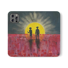 Load image into Gallery viewer, F/leather, elastic fastening, durable inner shell, stand feature, clear open ports, stitched pockets. 17 models, many designs
