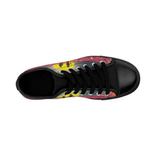 Load image into Gallery viewer, Extremely comfortable canvas sneakers with a high quality print are made to last and to impress by Kerry Sandhu Art
