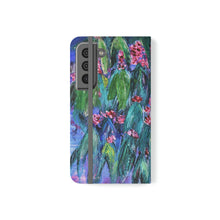 Load image into Gallery viewer, F/leather, elastic fastening, durable inner shell, stand feature, clear open ports, stitched pockets. 17 models, many designs
