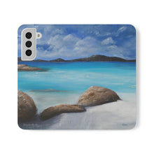Load image into Gallery viewer, F/leather, elastic fastening, durable inner shell, stand feature, clear open ports, stitched pockets. 17 models, many designs
