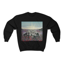 Load image into Gallery viewer, The Band Played Waltzing Matilda - UNISEX Heavy Blend SWEATSHIRT - Designed from Original ANZAC Day artwork (Image on front)
