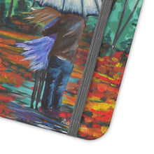 Load image into Gallery viewer, Autumn Rain - PHONE CASE WALLET for Samsung &amp; iPhones - Designed from original artwork
