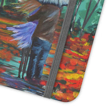Load image into Gallery viewer, Autumn Rain - PHONE CASE WALLET for Samsung &amp; iPhones - Designed from original artwork
