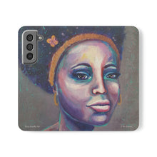 Load image into Gallery viewer, F/leather, elastic fastening, durable inner shell, stand feature, clear open ports, stitched pockets. 17 models, many designs
