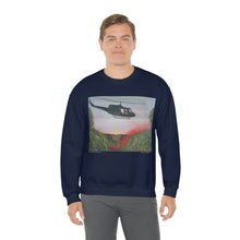 Load image into Gallery viewer, The Battle of Long Tan - UNISEX Heavy Blend SWEATSHIRT - Designed from Original ANZAC Day artwork (Image on front)

