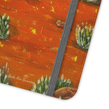 Load image into Gallery viewer, F/leather, elastic fastening, durable inner shell, stand feature, clear open ports, stitched pockets. 17 models, many designs
