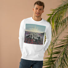 Load image into Gallery viewer, The Band Played Waltzing Matilda - UNISEX LONGSLEEVE TEE - Designed from original ANZAC Day artwork (Image on front)
