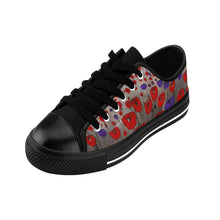 Load image into Gallery viewer, Benedictus (Poppies Only) - WOMEN&#39;S CASUAL SNEAKERS - Designed from original Anzac Day artwork
