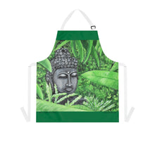 Load image into Gallery viewer, Apron - lightweight, silky finish 100% polyester, two front pockets. Many original artwork designs by Kerry Sandhu Art
