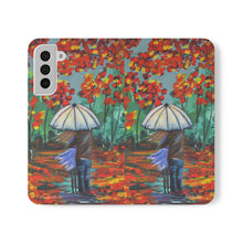 Load image into Gallery viewer, Autumn Rain - PHONE CASE WALLET for Samsung &amp; iPhones - Designed from original artwork
