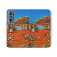 Load image into Gallery viewer, F/leather, elastic fastening, durable inner shell, stand feature, clear open ports, stitched pockets. 17 models, many designs
