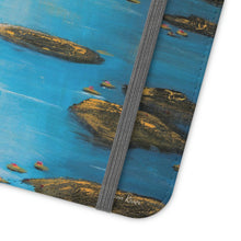 Load image into Gallery viewer, F/leather, elastic fastening, durable inner shell, stand feature, clear open ports, stitched pockets. 17 models, many designs
