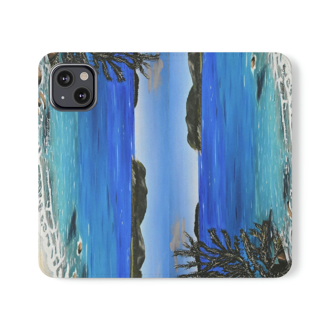 Frenchman's Bay - PHONE CASE WALLET for Samsung & iPhones - Designed from original artwork