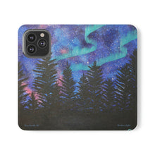 Load image into Gallery viewer, Northern Lights - PHONE CASE WALLET for Samsung &amp; iPhones - Designed from original artwork
