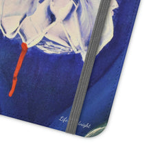 Load image into Gallery viewer, F/leather, elastic fastening, durable inner shell, stand feature, clear open ports, stitched pockets. 17 models, many designs
