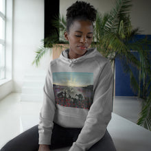 Load image into Gallery viewer, The Band Played Waltzing Matilda - UNISEX HOODIE - Designed from Original ANZAC Day artwork (Image on front)
