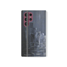 Load image into Gallery viewer, F/leather, elastic fastening, durable inner shell, stand feature, clear open ports, stitched pockets. 17 models, many designs
