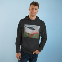 Load image into Gallery viewer, Hoodie 80/20 cotton/polyester anti-pill fleece, has a kangaroo pocket, sleeve cuff ribbing &amp; is preshrunk by Kerry Sandhu Art
