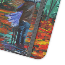 Load image into Gallery viewer, Autumn Rain - PHONE CASE WALLET for Samsung &amp; iPhones - Designed from original artwork
