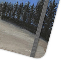 Load image into Gallery viewer, F/leather, elastic fastening, durable inner shell, stand feature, clear open ports, stitched pockets. 17 models, many designs
