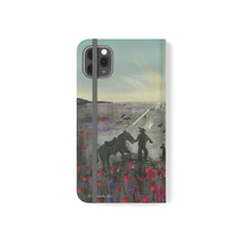 Load image into Gallery viewer, F/leather, elastic fastening, durable inner shell, stand feature, clear open ports, stitched pockets. 17 models, many designs
