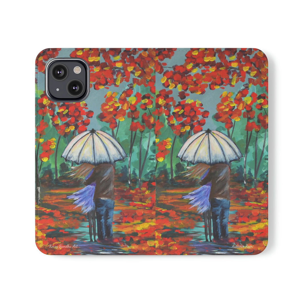 Autumn Rain - PHONE CASE WALLET for Samsung & iPhones - Designed from original artwork