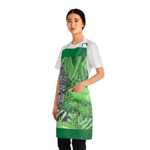 Load image into Gallery viewer, Apron - lightweight, silky finish 100% polyester, two front pockets. Many original artwork designs by Kerry Sandhu Art
